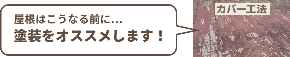 屋根はこうなる前に塗装をオススメします！