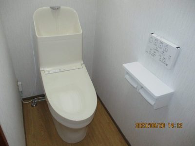 【大月市】トイレ交換工事