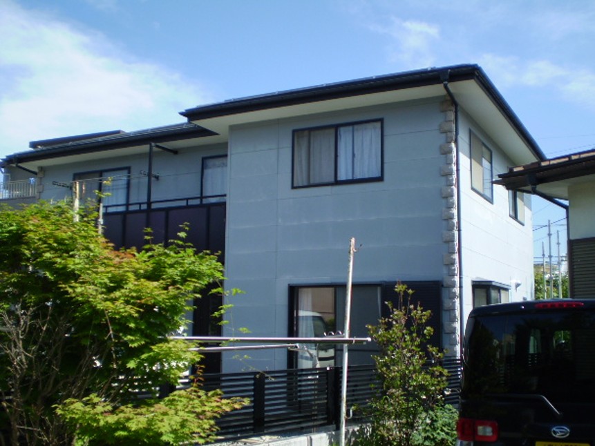 【山梨県】外壁塗装リフォーム工事　定期的な塗装で家が長持ちします