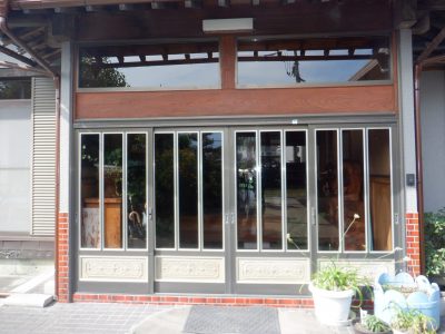 玄関サッシ交換工事