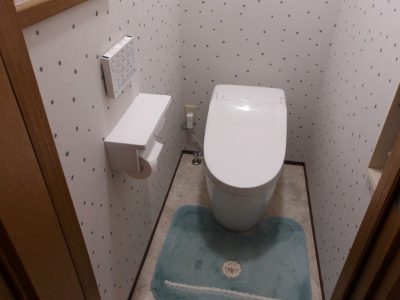 【富士吉田市】TOTOトイレ交換工事